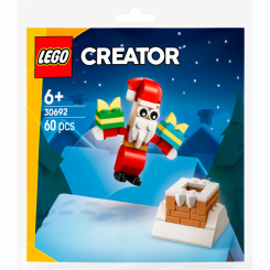 Конструктори LEGO - Конструктор LEGO Creator Різдвяні забави з димарем із Сантою (30692)