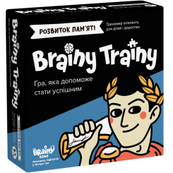 Настільні ігри - Настільна гра Brainy Trainy Розвиток пам'яті (УКР059)