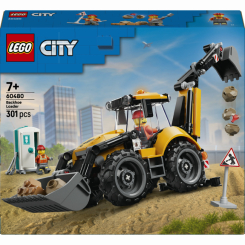 Конструктори LEGO - Конструктор LEGO City Жовтий екскаватор-навантажувач (60480)
