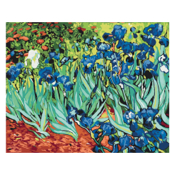 Товари для малювання - Картина за номерами Brushme Іриси Ван Гог (RBS51339)