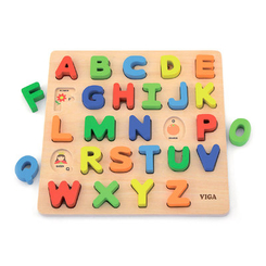 Развивающие игрушки - Сортер Viga Toys Английский алфавит заглавные буквы (50124)