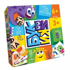 Настільні ігри - Настільна гра Danko toys Буквики (G-BU-01U)