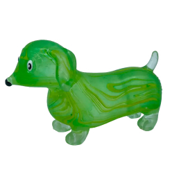 Антистрес іграшки - Іграшка-антистрес Monster Gum Крутий заміс Marble Sausage Dog зелена (38979/4)