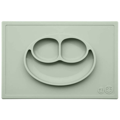 Товары по уходу - Силиконовая тарелка коврик EZPZ Happy mat оливковый (HAPPY MAT SAGE)