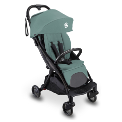 Коляски - Прогулочная коляска Globber Stroll lite бирюзово-серая (925-105)