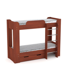 Детская мебель - Кровать двухъярусная Твикс-2 Компанит Яблоня (hub_xsRl38302)