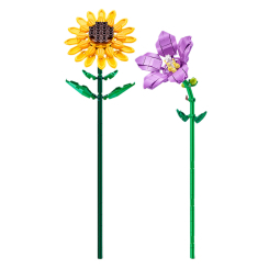 Конструкторы с уникальными деталями - Конструктор MAX S1 Садовые цветы Подсолнух и фиолетовый цветок 212 деталей (83184GQ1/3) Конструкторы с уникальными деталями - Конструктор MAX S1 Садовые цветы Подсолнух и фиолетовый цветок 212 деталей (83184GQ1/3)