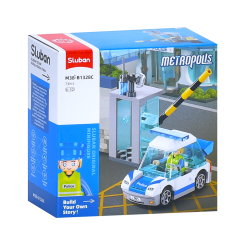 Конструкторы с уникальными деталями - Конструктор Sluban Полиция 73 детали (M38-B1328C)