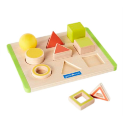 Розвивальні іграшки - Сортер Guidecraft Manipulatives Фігури в просторі (G6744)