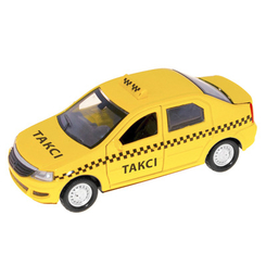 Коллекционные автомодели - Автомодель Технопарк Renault Logan Taxi 1:32 (LOGAN-T)