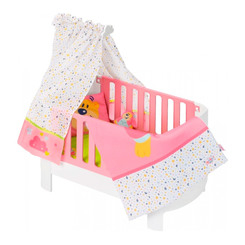 Меблі та будиночки - Ліжечко для ляльки Baby Born Добраніч з аксесуарами (827420)