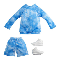 Одежда и аксессуары - Одежда Barbie Модный образ Кена Голубые кофта и шорты (GWF03/GRC72)