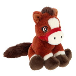 М'які тварини - М'яка іграшка Keel toys Keeleco Поні з пишним хвостом коричневий 16 см (SE3814/2)