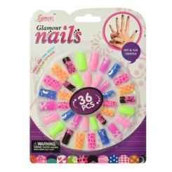 Косметика - Накладні нігті Shantou Jinxing Glamour nails 36 штук (C3287) 