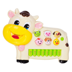 Развивающие игрушки - Развивающая игрушка Bebelino Музыкальная коровка со световым эффектом (58089)