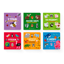 Книги для найменших (0-3 років) - ​Книжка «Комплект двомовних картонок» (9786176793250)
