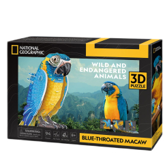 3D-пазли - Тривимірний пазл CubicFun Зникаючі тварини Папуга Ара (DS1097h)