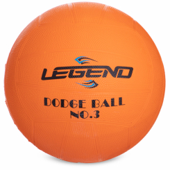 Спортивні активні ігри - М'яч Dodgeball для гри у вишибалу Zelart DB-3284 №5 Помаранчевий (DB-3284_Оранжевый)