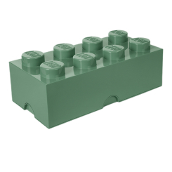 Бокси для іграшок - Бокс для зберігання LEGO Lifestyle Цеглинка 8 хакі (40041747)