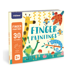 Товари для малювання - Книга для малювання пальчиковими фарбами Mideer (CT7043)