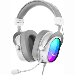 Наушники - Наушники Fifine 7.1 White RGB (H16W)