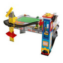 Автотреки, паркінги та гаражі - Автотрек KidKraft Божевільна автострада із ігровим столом (18033)