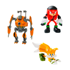 Фігурки персонажів - Набір ігрових фігурок Sonic Prime Еґфорсер, Наклз, Тейлз (SON2020A)