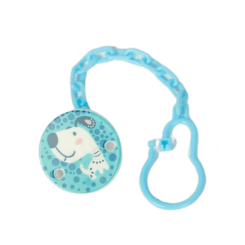 Товари для догляду - Ланцюжок для пустушки Lindo Песик з кліпсою (4890213002221)