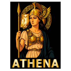 Товари для малювання - Картина за номерами Brushme Афіна (RBS1045B)