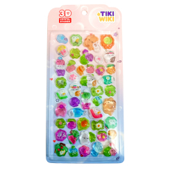 Набори для творчості - Набір 3D-наліпок Tiki Wiki Crystal Тікі котики в саду (25ESE009-10)