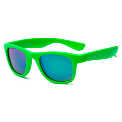 Солнцезащитные очки - Солнцезащитные очки Koolsun Wave неоново-зеленые до 5 лет (KS-WANG001)