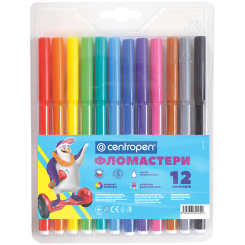 Канцтовары - Набор фломастеров Centropen 12 цветов (7790/12) (7790/12 ТП)
