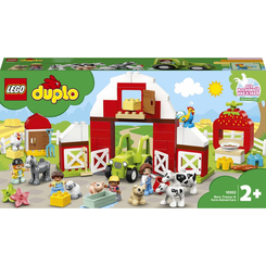 Конструкторы LEGO - Конструктор LEGO DUPLO Фермерский трактор, домик и животные (10952)