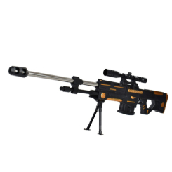 Стрілецька зброя - Дитячий автомат ігровий Bambi 888 із сошками та оптичним прицілом (53050)