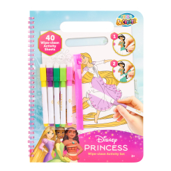 Товари для малювання - Розмальовка Disney Princess з маркерами, що стираються Актівіті (DP252410)