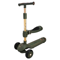 Самокаты - Самокат Extreme motion зеленый с черным (SC821/5)