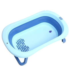 Товари для догляду - Ванночка дитяча складна Babyhood Комфорт синя (ВН-326BB) Товари для догляду - Ванночка дитяча складна Babyhood Комфорт синя (ВН-326BB)