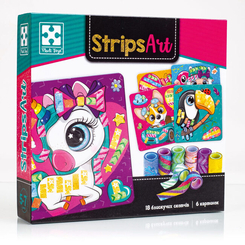 Набори для творчості - Набір для творчості Vladi Toys Strips Art Щасливі мордочки (VT4433-13)