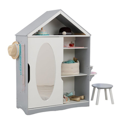 Детская мебель - Шкаф-купе KidKraft с туалетным столиком (13040)