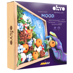 Набори для ліплення - Набір для творчості OKTO Wood and Craft Mood Радість (10016)