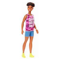 Ляльки - Лялька Barbie Fashionistas Кросівки лимонного кольору (FBR37/GHP98)