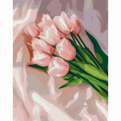Товари для малювання - Картина за номерами Brushme Ніжність тюльпанів 40х50 см (BS54228) Товари для малювання - Картина за номерами Brushme Ніжність тюльпанів 40х50 см (BS54228)