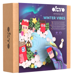 Наборы для творчества - ​Набор для творчества OKTO 3D картина Зимнее настроение (20046)