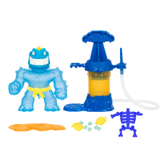 Антистрес іграшки - Ігровий набір ​стретч-антистрес Goo Jit Zu Hero Creator Тайро Ікс-Рай Глоу (124575)