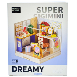 Конструктори з унікальними деталями - Конструктор-румбокс Mini House Інтер'єр Міні Крамниця подарунків (8037)