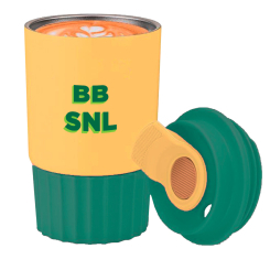 Чашки, стаканы - Термочашка Bob Snail 350 мл зеленая с желтыми элементами (4820219348474) Чашки, стаканы - Термочашка Bob Snail 350 мл зеленая с желтыми элементами (4820219348474)