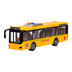 Транспорт і спецтехніка - Автомодель Автопром Шкільний автобус жовтий 1:16 із ефектами (8904/8904-1)
