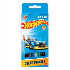 Канцтовари - Олівці кольорові Kite Hot Wheels двосторонні 12 кольорів (HW25-054)