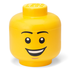 Бокси для іграшок - Бокс-голова LEGO Lifestyle Happy Boy Large (40320820/40320810) Бокси для іграшок - Бокс-голова LEGO Lifestyle Happy Boy Large (40320820/40320810)
