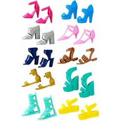 Одежда и аксессуары - Аксессуары для куклы Набор из 5-ти пар обуви Barbie в ассортименте (FCR91)